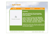 Tablet Screenshot of kutlutekstil.com